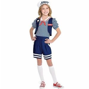 Kids Robin Scoops Ahoy Costume - Stranger Things